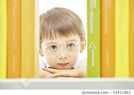 Toddler, Child, Kids, Book, Reading, Studying, Learning, Education, Businessman 54411961