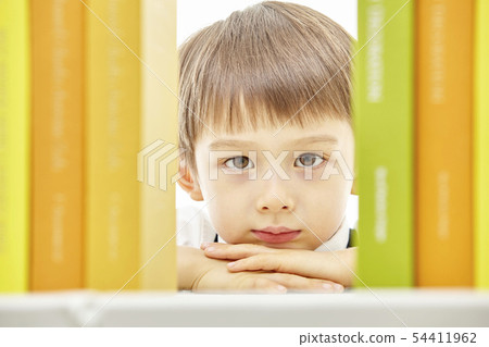 Toddler, Child, Kids, Book, Reading, Studying, Learning, Education, Businessman 54411962