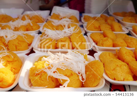 Thai sweet toddy palm cake 54413136