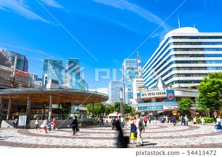 <Tokyo> Yurakucho station square, downtown 54413472