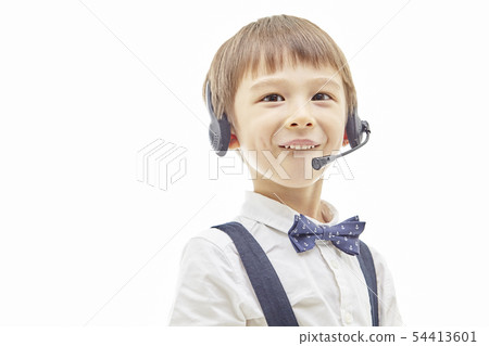 Toddler, Child, Kids, Telemarketing, Telemarketer, Yu Tuber, Businessman Toddler, Child, Kids, Telemarketing, Telemarketer, Yu Tuber, Businessman 54413601