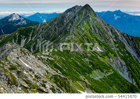 Kitakatake and Kaikomagatake and Yatsugatake seen from Mt. Kitakatake and Kaikomagatake and Yatsugatake seen from Mt. 54415870