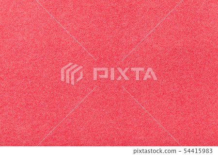 Light red matt suede fabric closeup. Velvet Light red matt suede fabric closeup. Velvet 54415983