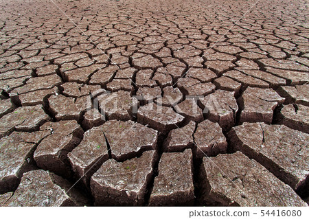 Cracked dry land without water.Abstract 54416080