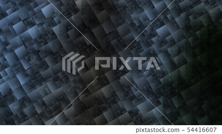 CG abstract psychedelic background material blue and black 54416607