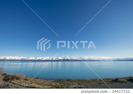 lake, lake pukaki, mount. cook 54417132