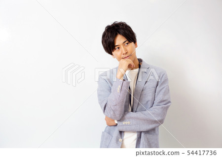 Businessman idea thinking image 54417736