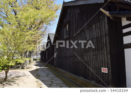 Yamai warehouse zelkova tree lined trees Yamai warehouse zelkova tree lined trees 54418104