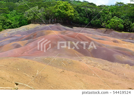 The land of seven colors of Chamarel The land of seven colors of Chamarel 54419524