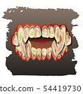 Magical teeth of a vampire or ghouls.  54419730