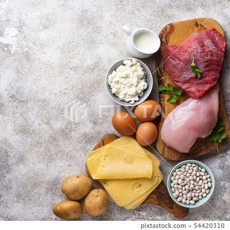 Products rich in amino acids. Products rich in amino acids. 54420310