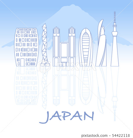 Unusual Japanese architecture Mount Fuji. Unusual Japanese architecture Mount Fuji. 54422118