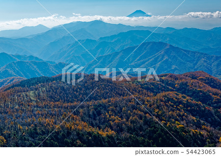 從Oku Chichibu和Goten岩石看到的富士山 從Oku Chichibu和Goten岩石看到的富士山 54423065