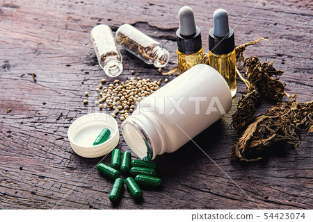 Medical marijuana concept, hemp cannabis natural Medical marijuana concept, hemp cannabis natural 54423074