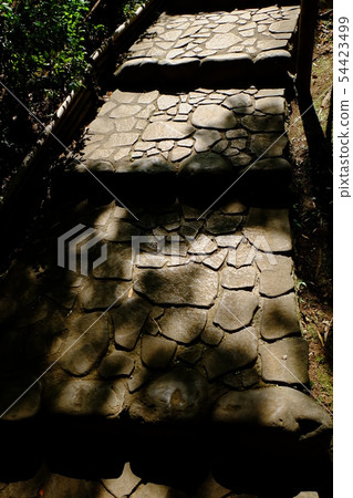 Stone steps in the Tomenoyado Garden, Tokyo 54423499