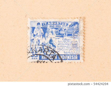 INDONESIA - CIRCA 1955 INDONESIA - CIRCA 1955 54424204