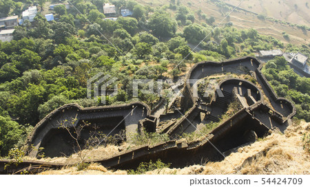 Lower Ramparts of Lohagad Fort, Pune district 54424709