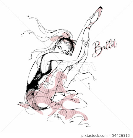 Ballerina. Dancer. Ballet. Graphics. Girl. Vector Ballerina. Dancer. Ballet. Graphics. Girl. Vector 54426513