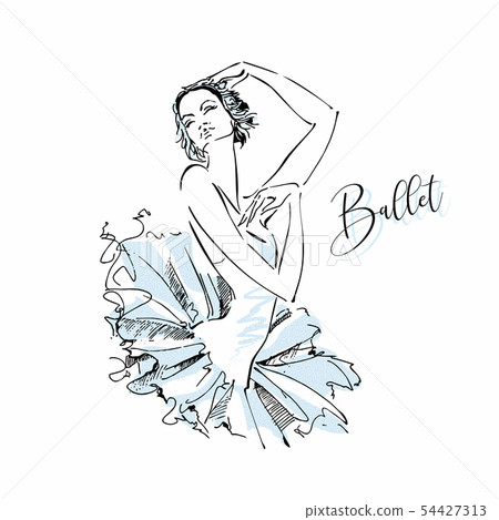 Ballerina.Odette. White swan. Ballet. Dance. 54427313