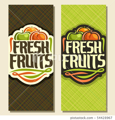 Vector banners for Fruit 54428967