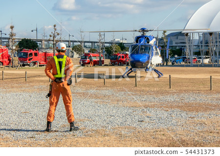 Helicopter ambulance transportation 54431373