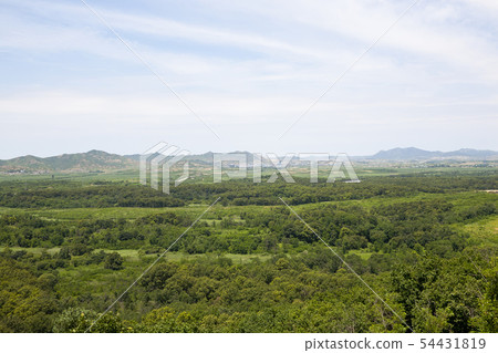 泗川大橋，杜克山，金豐山，開城工業園區，槃門站，GP，開城市，泗川河，松嘎山，Kijung Dong村，非軍事區 54431819