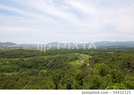開城工業園區，槃門站，朝鮮212GP，開城市，泗川河，松加山，Kijeongdong村，Purabong，Daeseongdong村，非軍事區 54432125