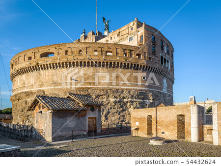 Inside the Castel Sant'Angelo, Rome, Italy 54432624