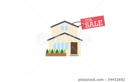 Illustration of real estate _ house 54432692