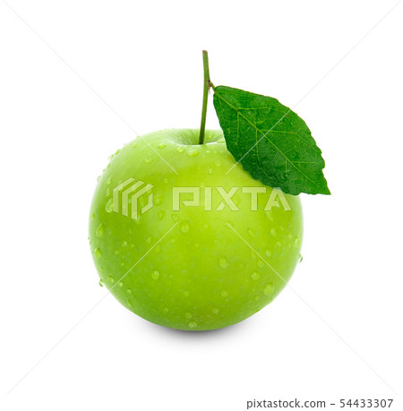 apple green isolated on white background 54433307