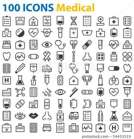 icon, icons, hospital 54433519