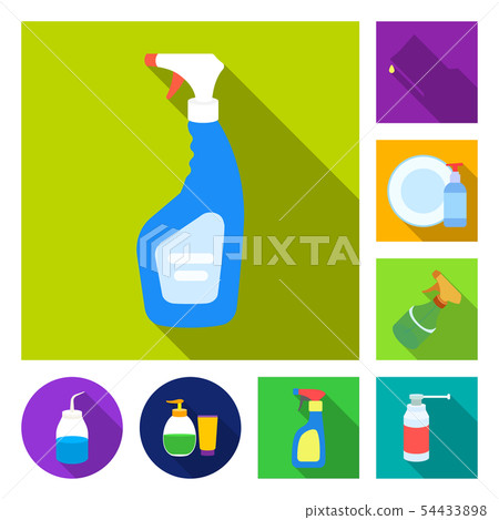 Vector illustration of sprayer and liquid symbol. Set of sprayer and pesticide vector icon for stock Vector illustration of sprayer and liquid symbol. Set of sprayer and pesticide vector icon for stock 54433898