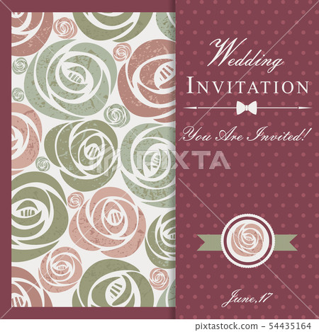 Endless floral vintage pattern. Endless floral vintage pattern. 54435164