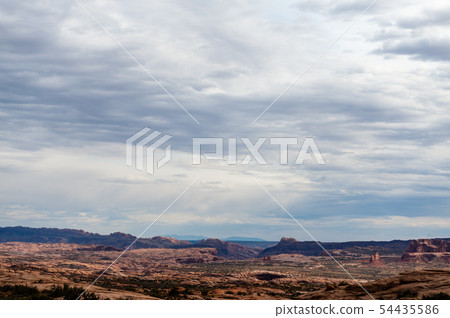 A summer afternoon in Arches National Park 54435586