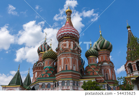 Moscow, Russia May 6, 2019 Vasilyevsky Cathedral 54435625