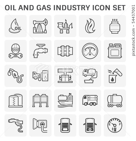 oil gas icon 54437001