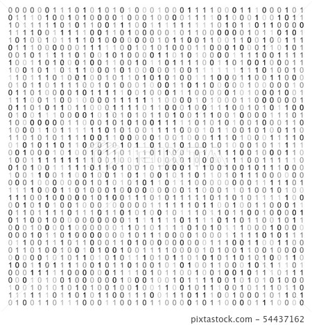 Abstract vector illustration with binary code.... - Stock Illustration ...