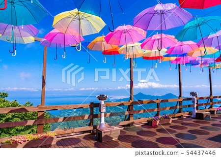 (Shizuoka Prefecture) Izunokuni panorama park umbrella sky 2019 (Shizuoka Prefecture) Izunokuni panorama park umbrella sky 2019 54437446