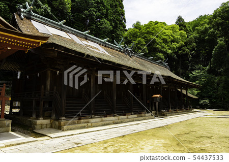 Goryu-ryo-in Temple Nippon Daiichi Kumano Shrine從左，第四和第五大廳Shin Kumano Miyama Kurashiki City，岡山縣 54437533