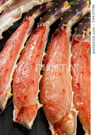 Fresh and delicious boiled salmon 54437596