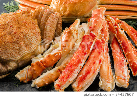 Fresh and delicious boiled salmon 54437607