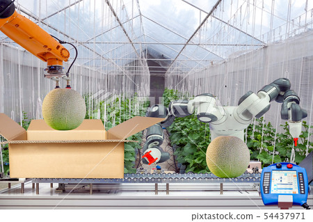 Industrial robotic working on smart farm 54437971