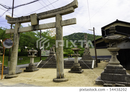 Goryu Goshinin Japan The First Kumano Shrine Torii Approach Shin Kumano Miyama Kurashiki City Okayama Prefecture 54438202