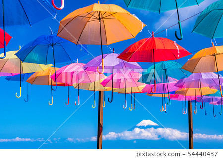 (Shizuoka Prefecture) Izunokuni panorama park umbrella sky 2019 54440437