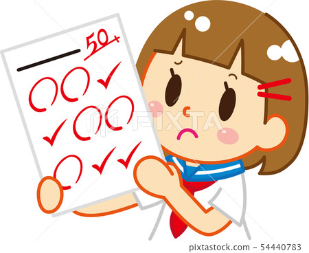 Junior high school girl 2 was 50 points Junior high school girl 2 was 50 points 54440783