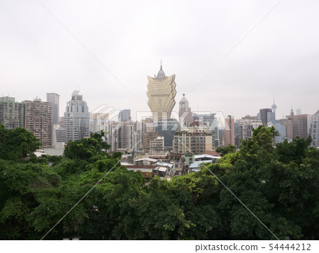 從中華人民共和國特別行政區/聖保羅大教堂的澳門蒙特山腳下看 54444212