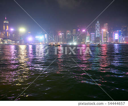 China, Hong Kong Special Administrative Region / Victoria Harbor / Night View 54444657