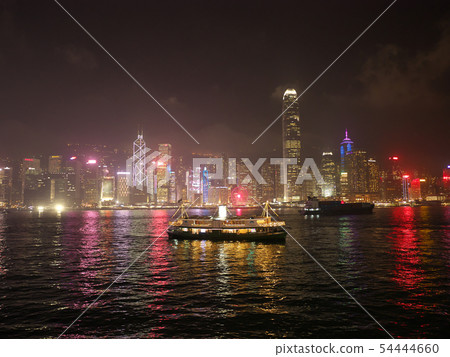 China, Hong Kong Special Administrative Region / Victoria Harbor / Night View 54444660
