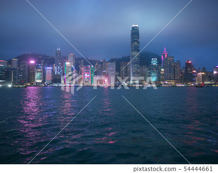 China, Hong Kong Special Administrative Region / Victoria Harbor / Night View 54444661