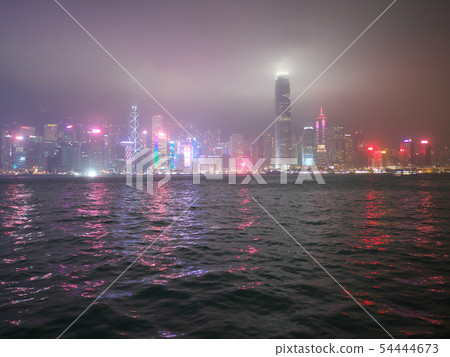 China, Hong Kong Special Administrative Region / Victoria Harbor / Night View 54444673